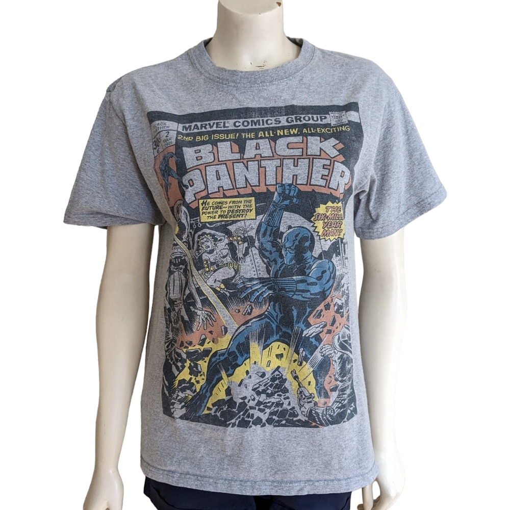 Marvel Black Panther T Shirt Size Medium